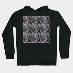 Colorful Streaks Cross Seamless Pattern Hoodie